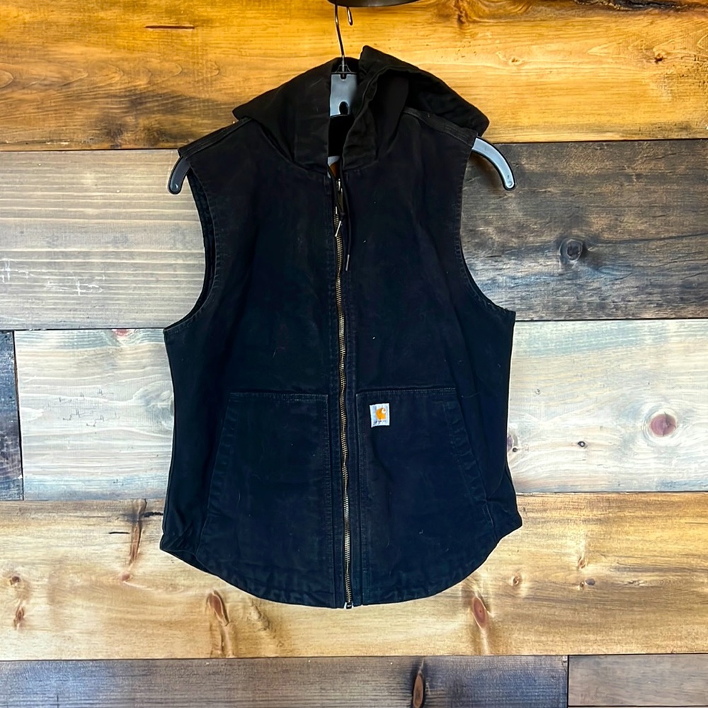 Women’s carhartt vest size small black